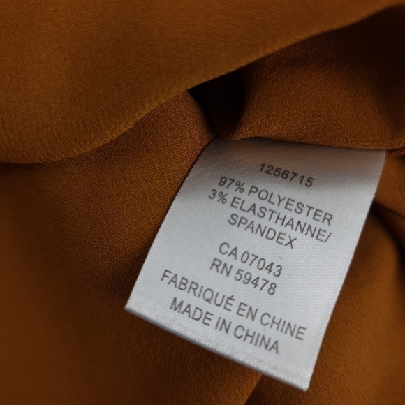 House of Harlow Revolve Brown Floral Boho Sheer Layered Ruffled Peasant … - Picture 5 of 16